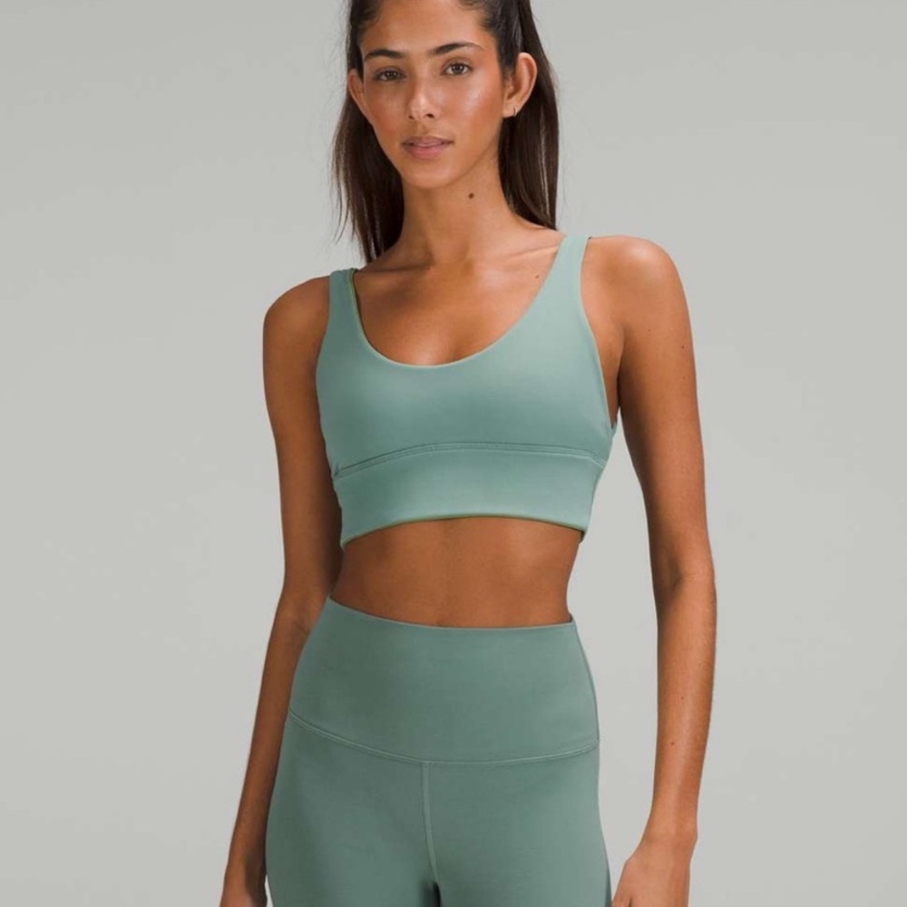Lululemon Teal Align Workout Bra and Legging